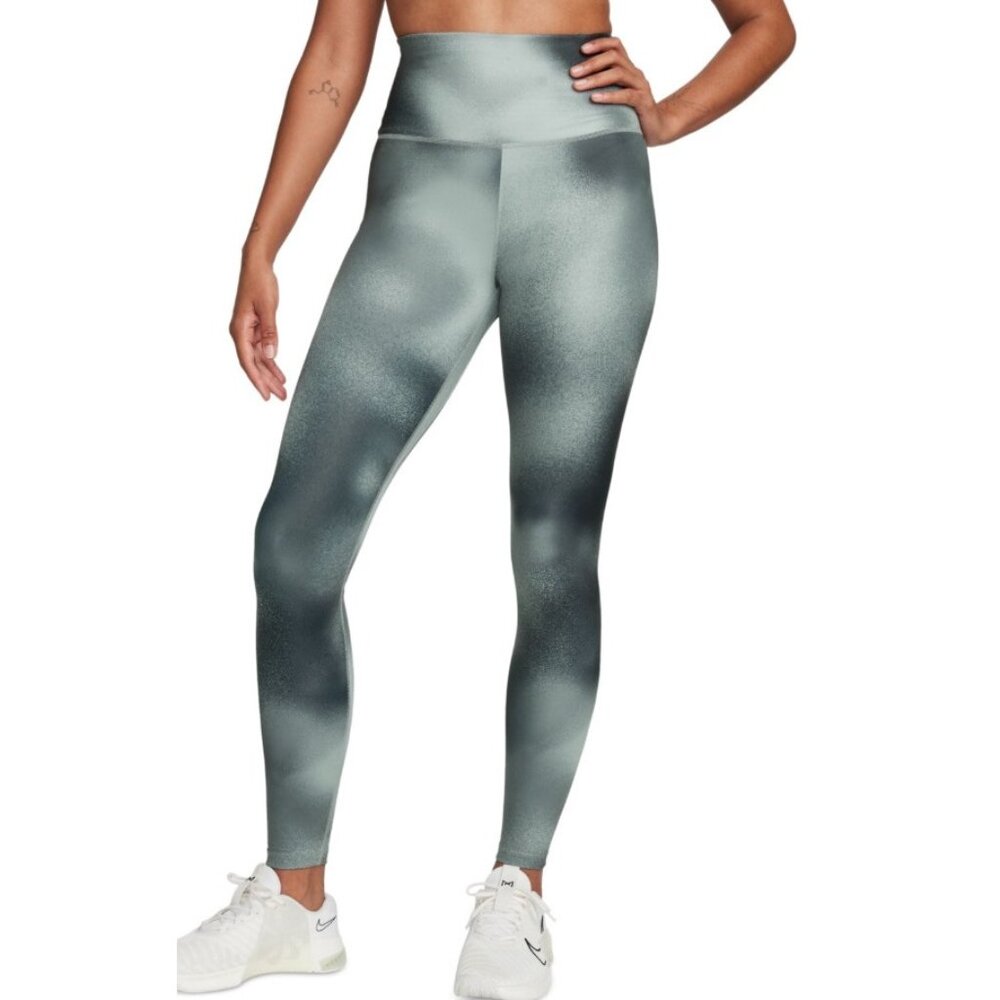 Nike Dri-FIT One Women's High-Waisted Tight Fit Training Leggings Size  S  Gray